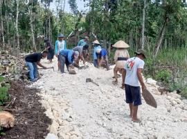 Jalan Usaha Tani Padat Karya Dana Desa 